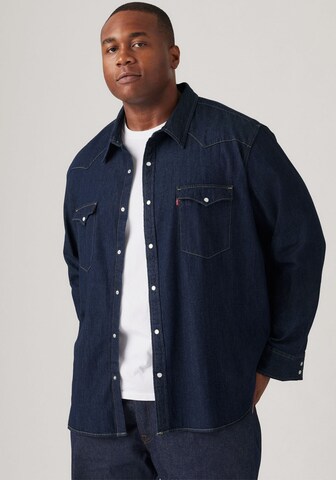 Levi's® Big & Tall Comfort Fit Hemd 'CLASSIC WESTERN' in Blau