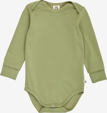 Tutina / body per bambino di Müsli by GREEN COTTON in verde: frontale