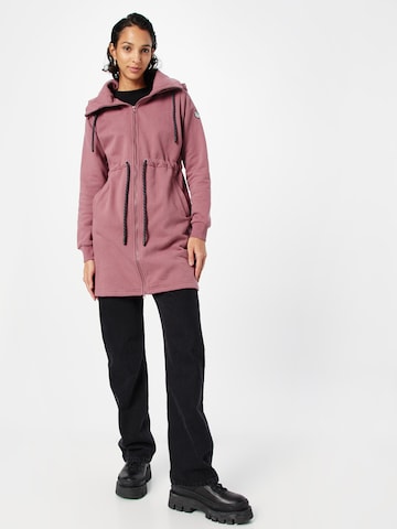 Lake View Sweat jacket 'Mareen' in Pink: front