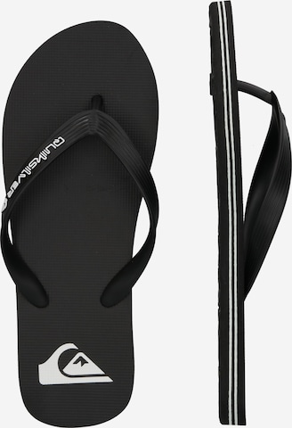 QUIKSILVER Teenslippers 'Molokai' in Zwart