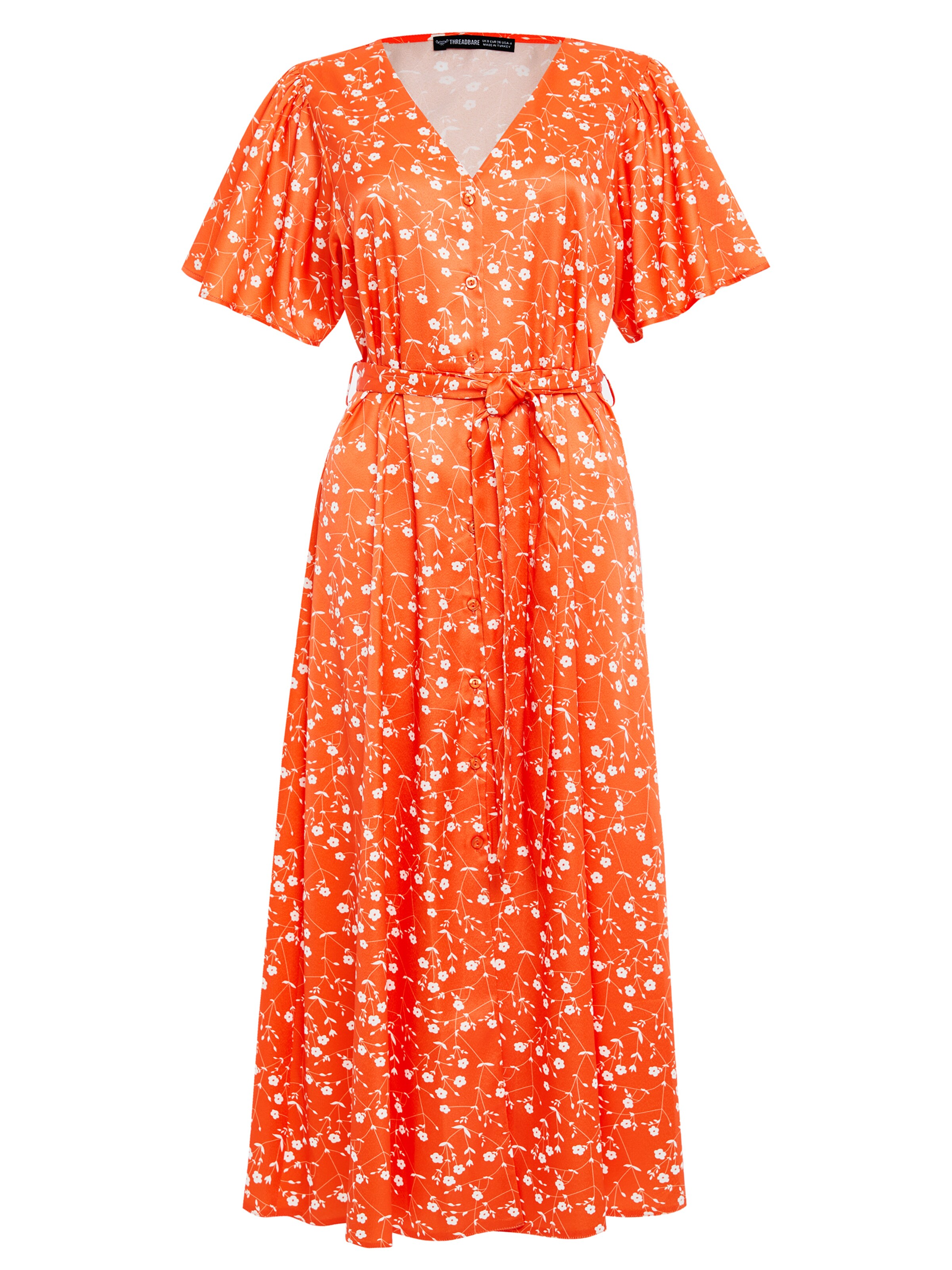 Threadbare Kleid 'Fruit' in Orange: Vorderseite