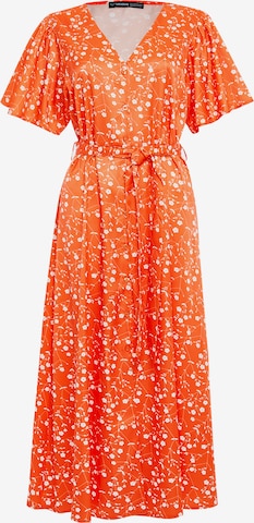 Threadbare Shirt dress 'Fruit' in Orange: front