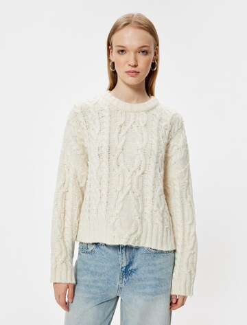 Koton Sweater in Beige: front