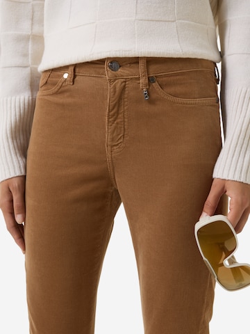 BOGNER Slimfit Hose 'Julie' in Braun