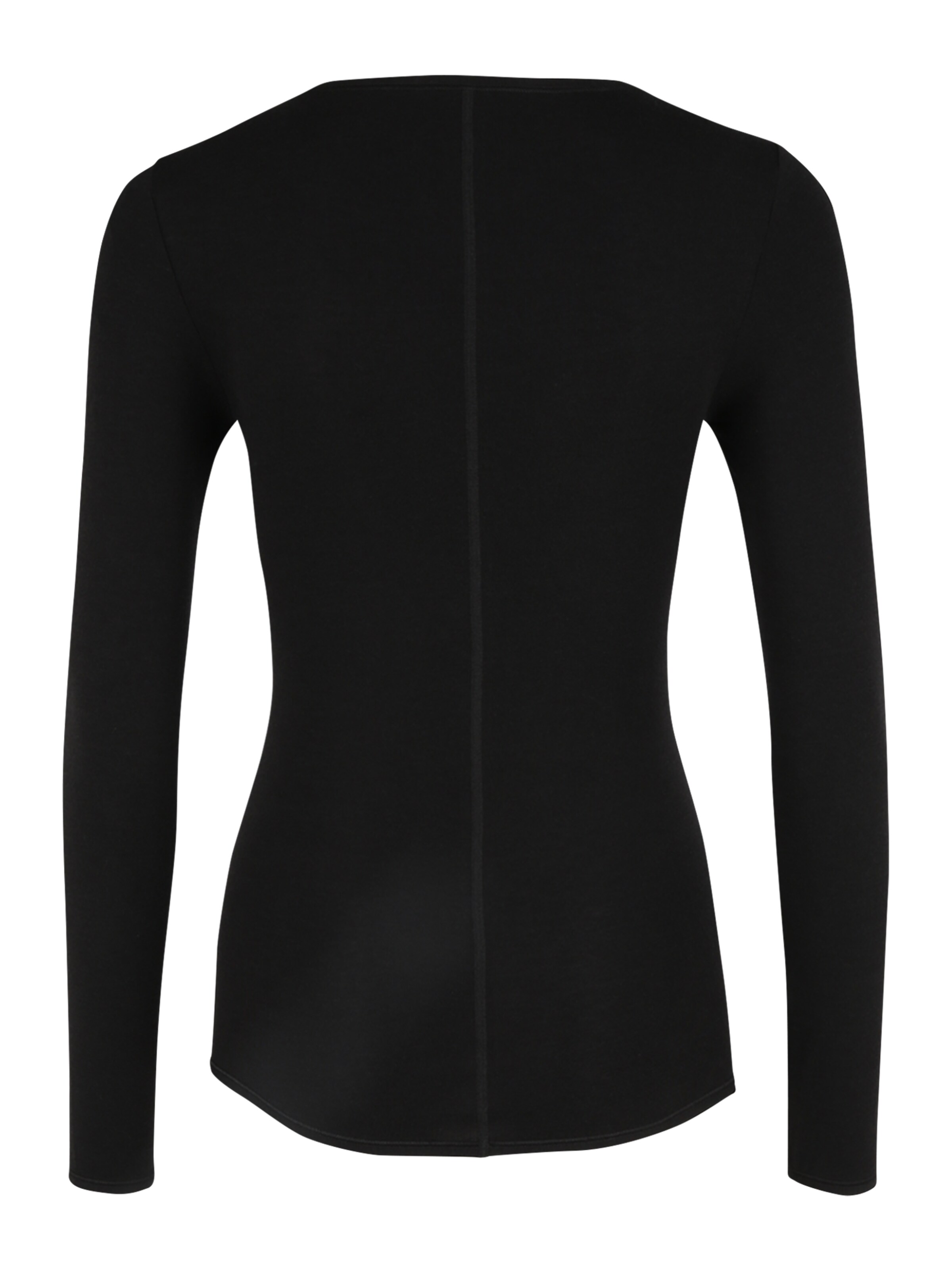 Chemise de nuit 'Personal Fit' SCHIESSER en noir