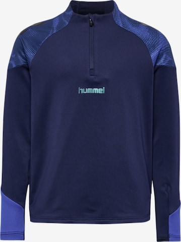 Sweat de sport Hummel en bleu : devant