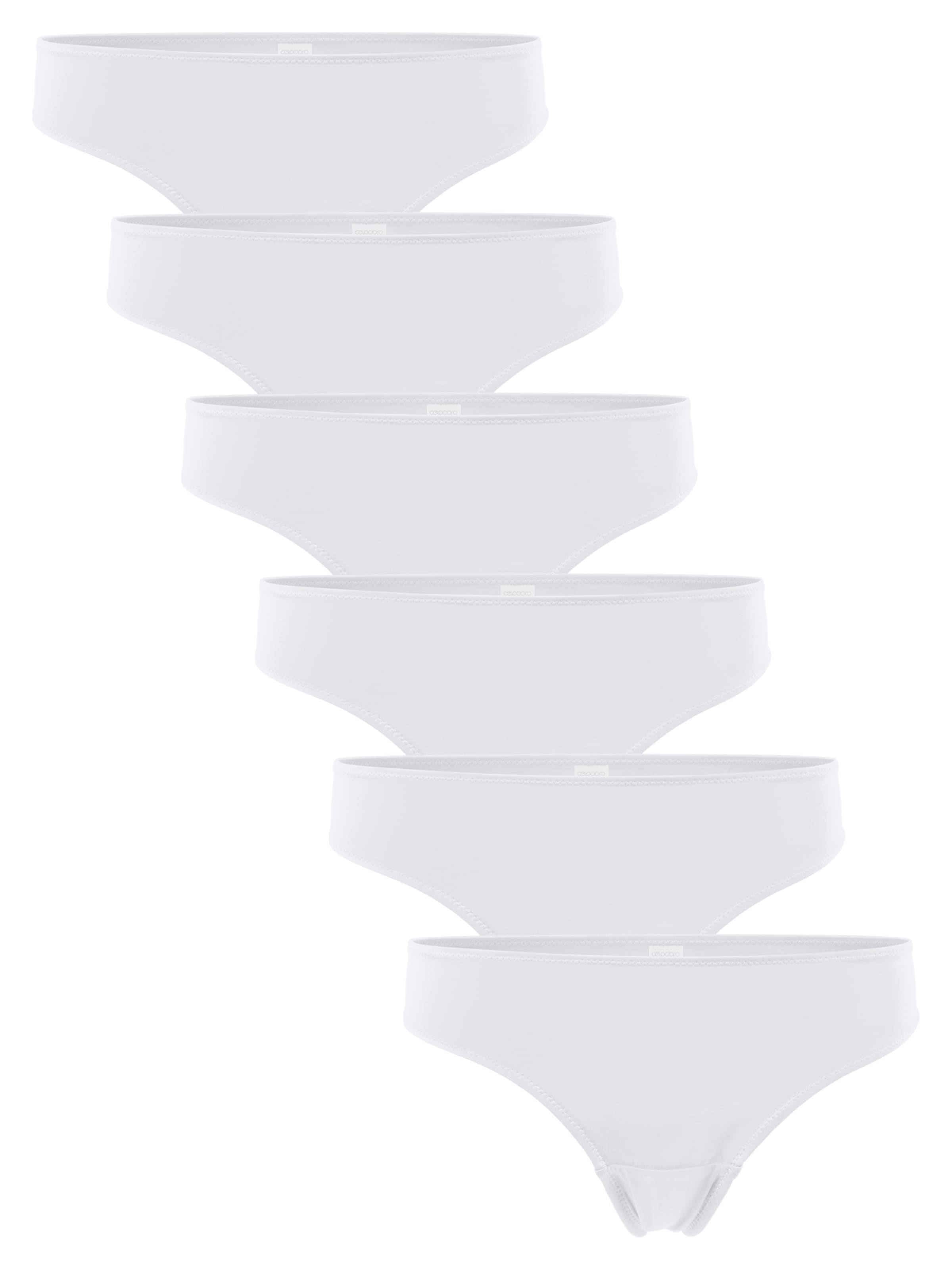 celodoro Thong 'Quick Dry' in White: front