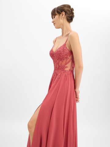 Robe de soirée Luxuar Fashion en rouge