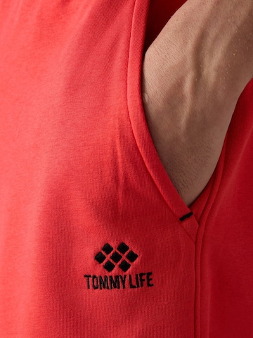 Tommy Life Wide leg Cargobroek in Oranje