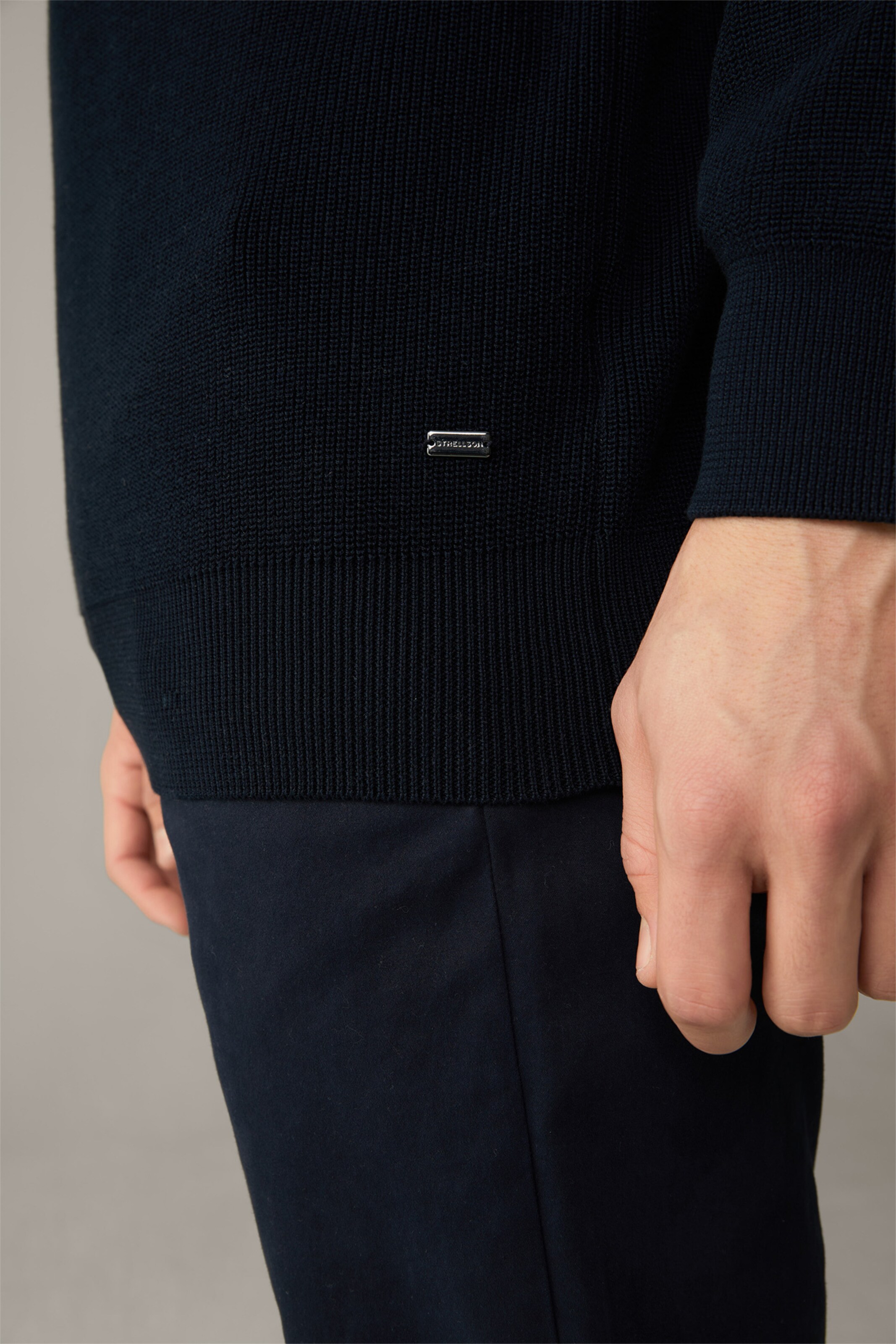 Männer STRELLSON Bekleidung STRELLSON Pullover 'Artem' in Schwarz - ZT02365 Männer STRELLSON Bekleidung STRELLSON Pullover 'Artem' in Schwarz - ZT02365