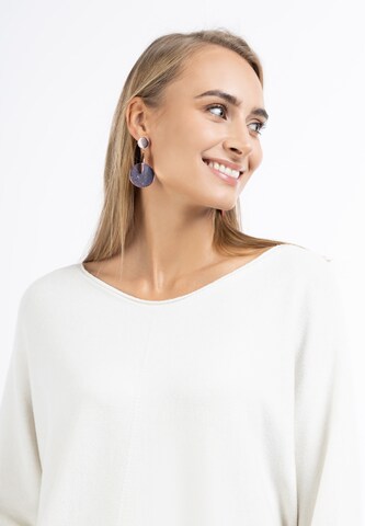 Pull-over 'Pryam' RISA en blanc