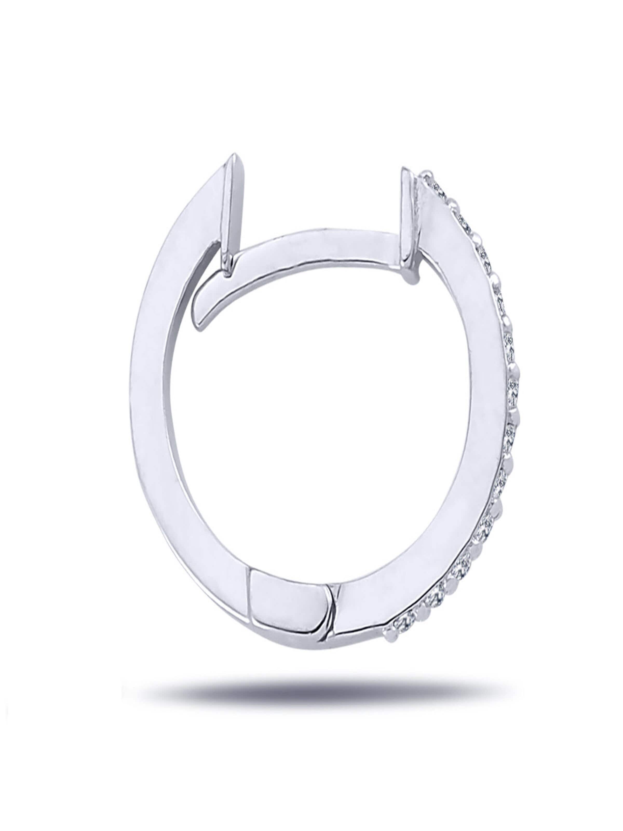 EinStein Diamant Earring in Gold: front