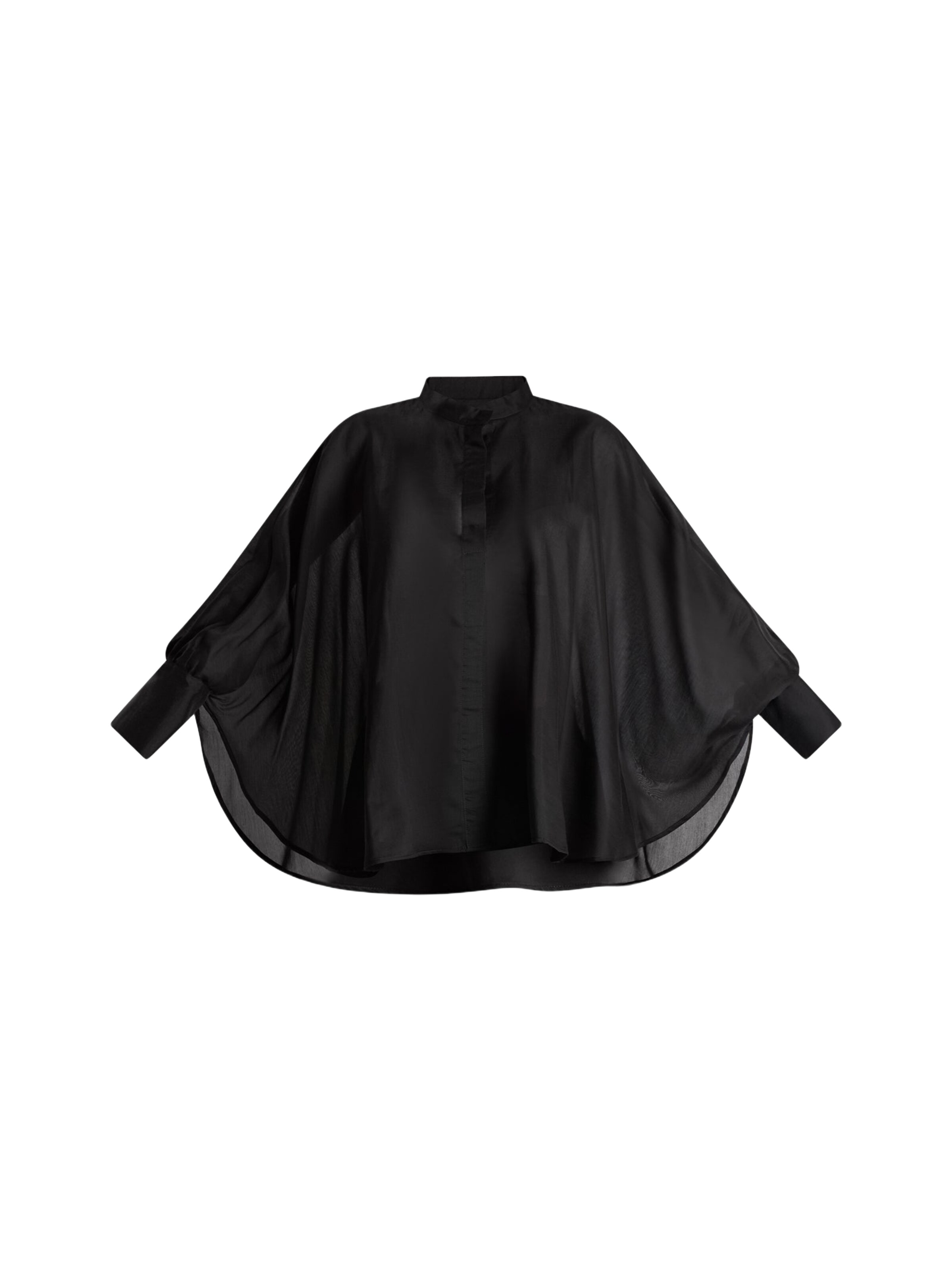 Jijil Bluse in Schwarz: Vorderseite