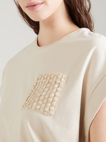 UNITED COLORS OF BENETTON - Camiseta en beige
