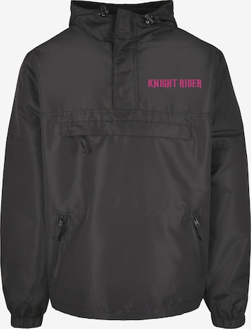 Merchcode Übergangsjacke 'Knight Rider Summer' in Schwarz: predná strana