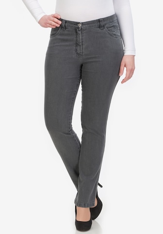 KjBRAND Slimfit Jeans in Grau: Vorderseite