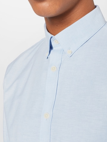 Lindbergh Slim fit Button Up Shirt in Blue