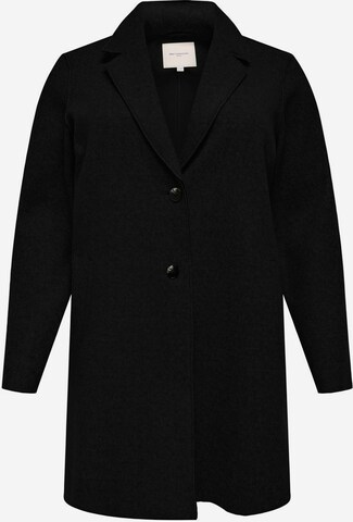Manteau mi-saison ONLY Carmakoma en noir : devant