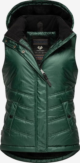 Ragwear Sportweste 'Hesty Bling' in XS in jade / schwarz, Produktansicht