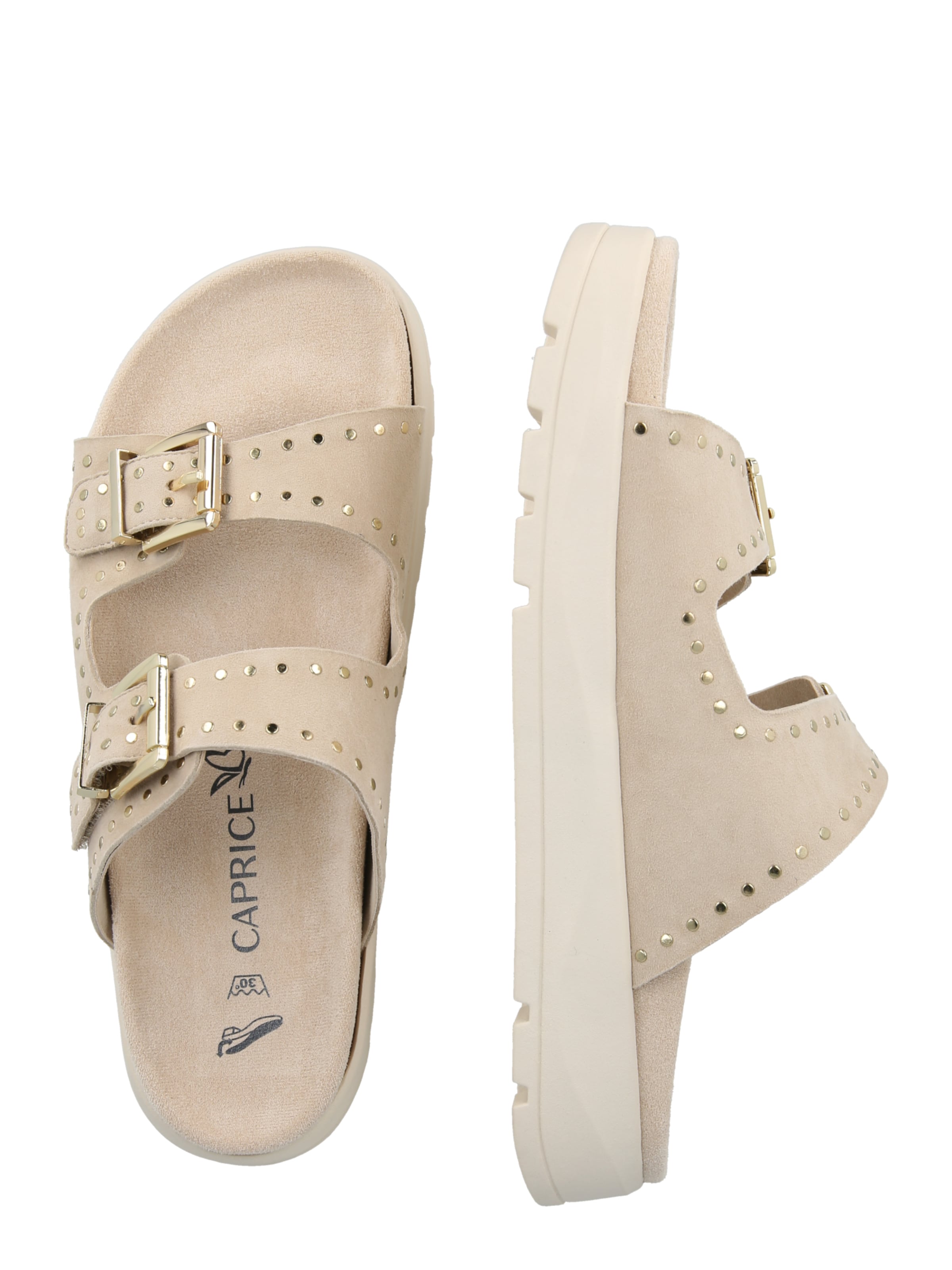 CAPRICE Pantofle – béžová