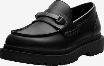 Slipper di Pull&Bear in nero: frontale