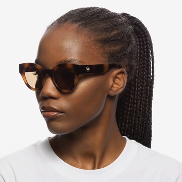 LE SPECS Sunglasses 'Deja Nu' in Brown: front