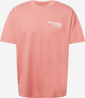 Abercrombie & Fitch Μπλουζάκι σε ροζ: μπροστά
