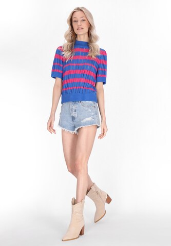 Pull-over IZIA en bleu