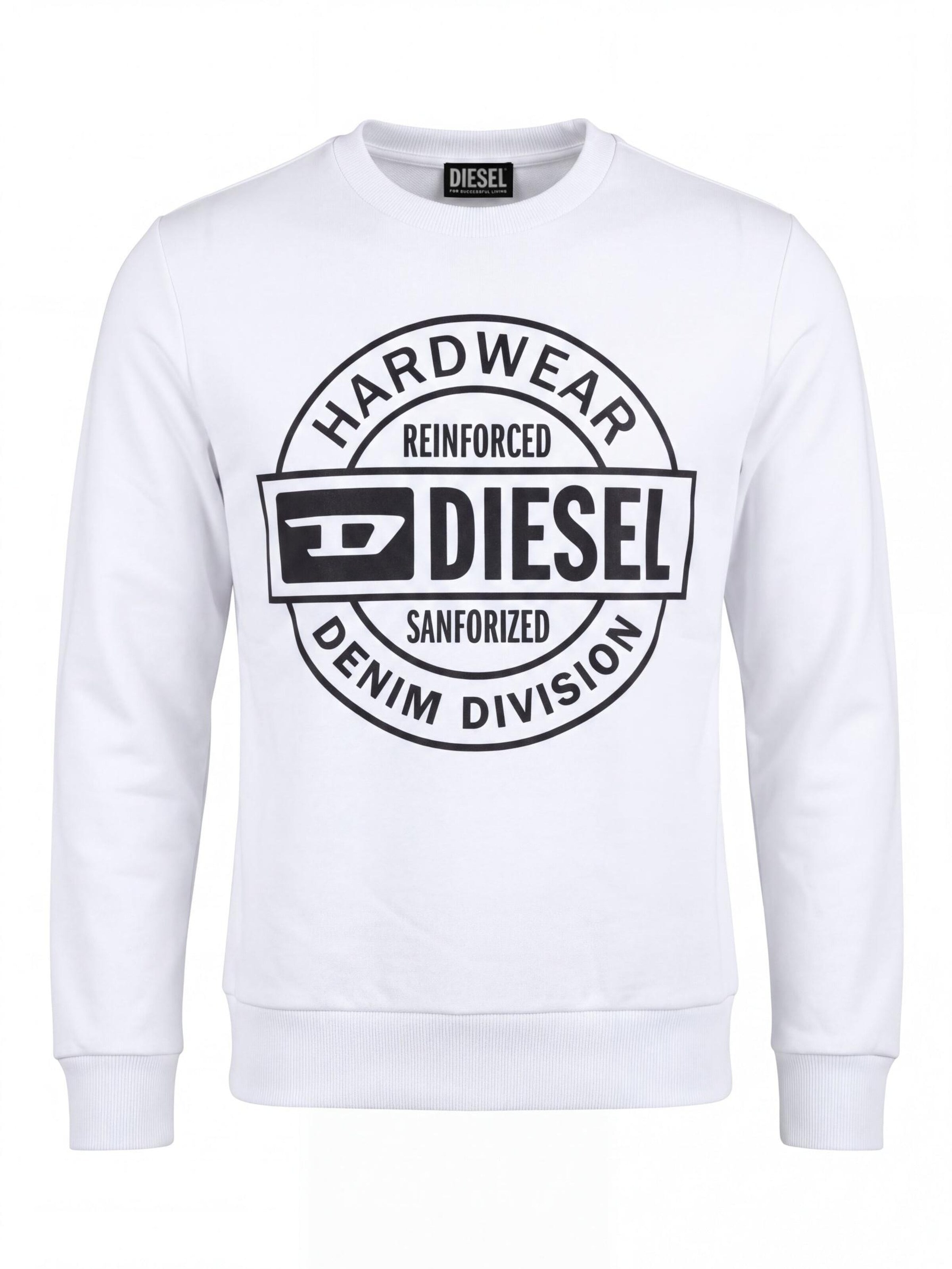 DIESEL Sveter 'S-GIR 250207' - Biela: predná strana