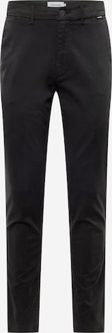 Calvin Klein Chino-püksid, värv must: eest vaates