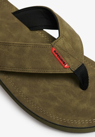 Superdry Teenslippers in Groen