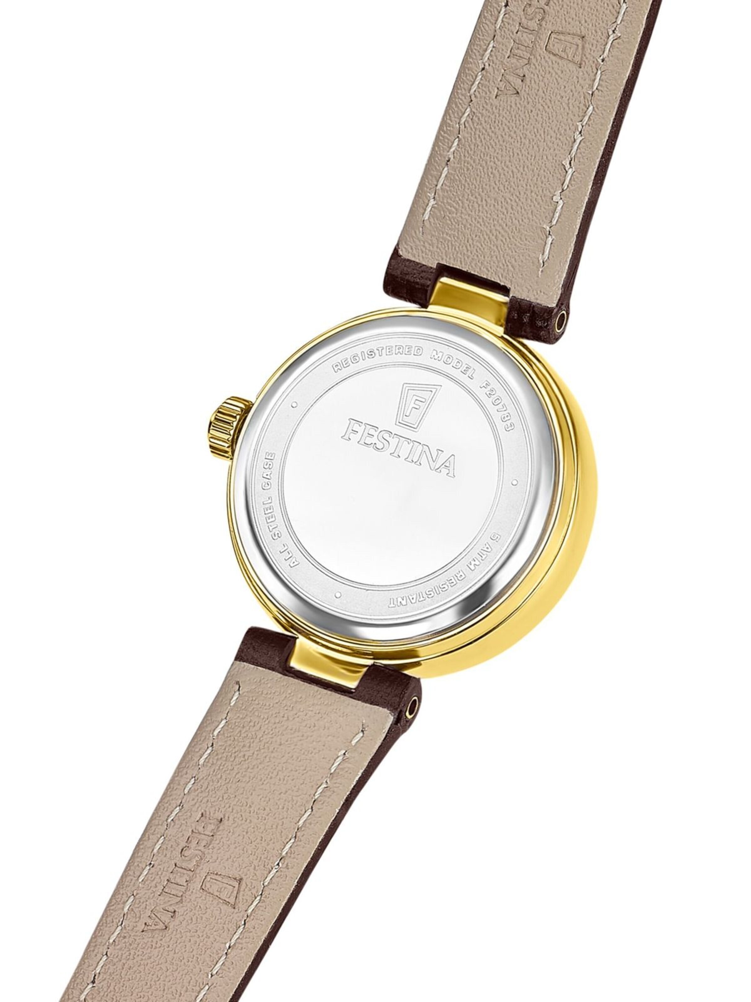 FESTINA Analoog horloge 'Date watch Mademoiselle' in Goud