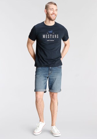 MUSTANG T-Shirt in Blau