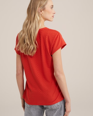 T-shirt WE Fashion en rouge