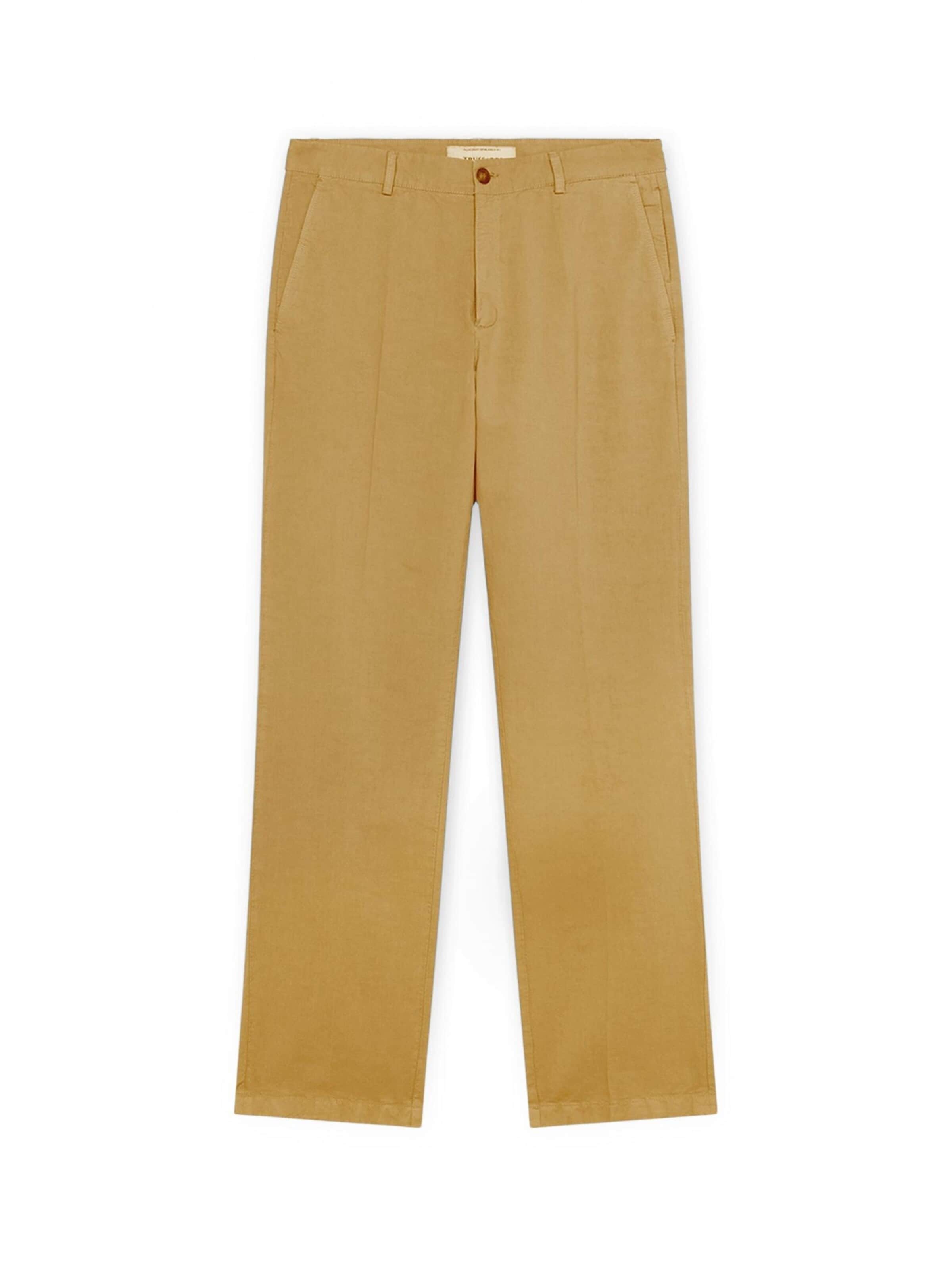 Pantalon Trussardi en beige : devant