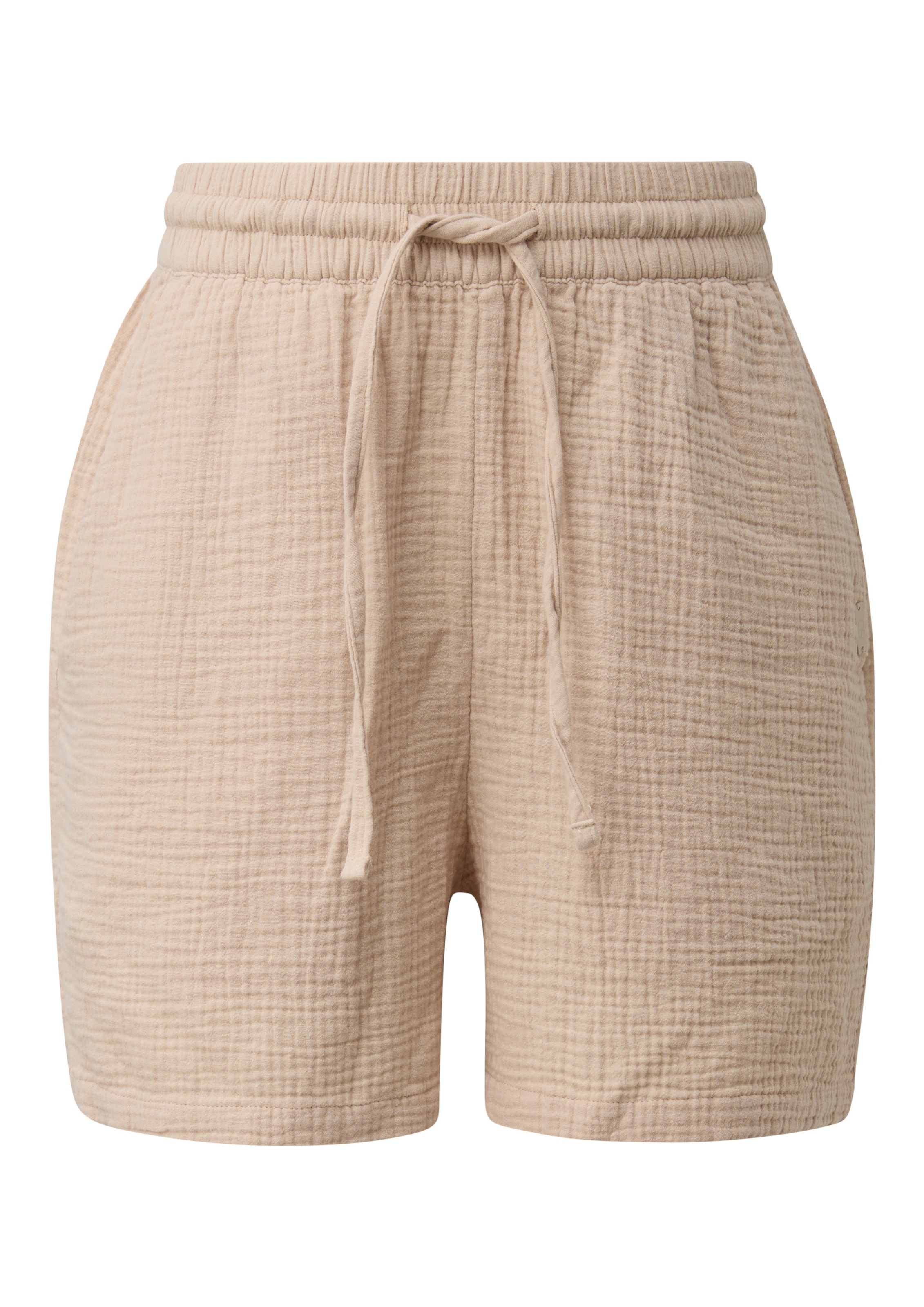 Pantalon QS en beige : devant