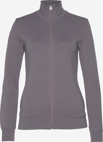 BENCH Zip-Up Hoodie in Purple: front