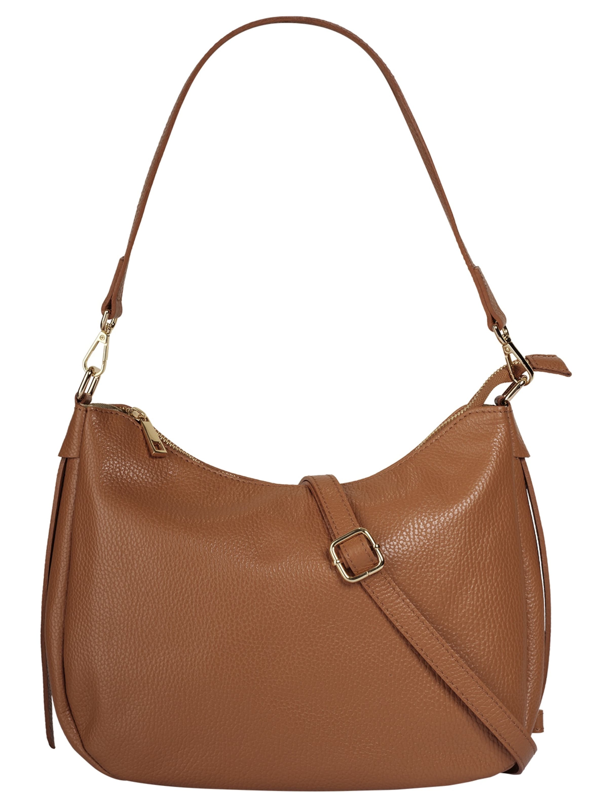 Cluty Crossbody Bag in Brown: front