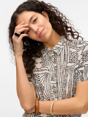 Chemisier 'VMMENNY' VERO MODA en beige