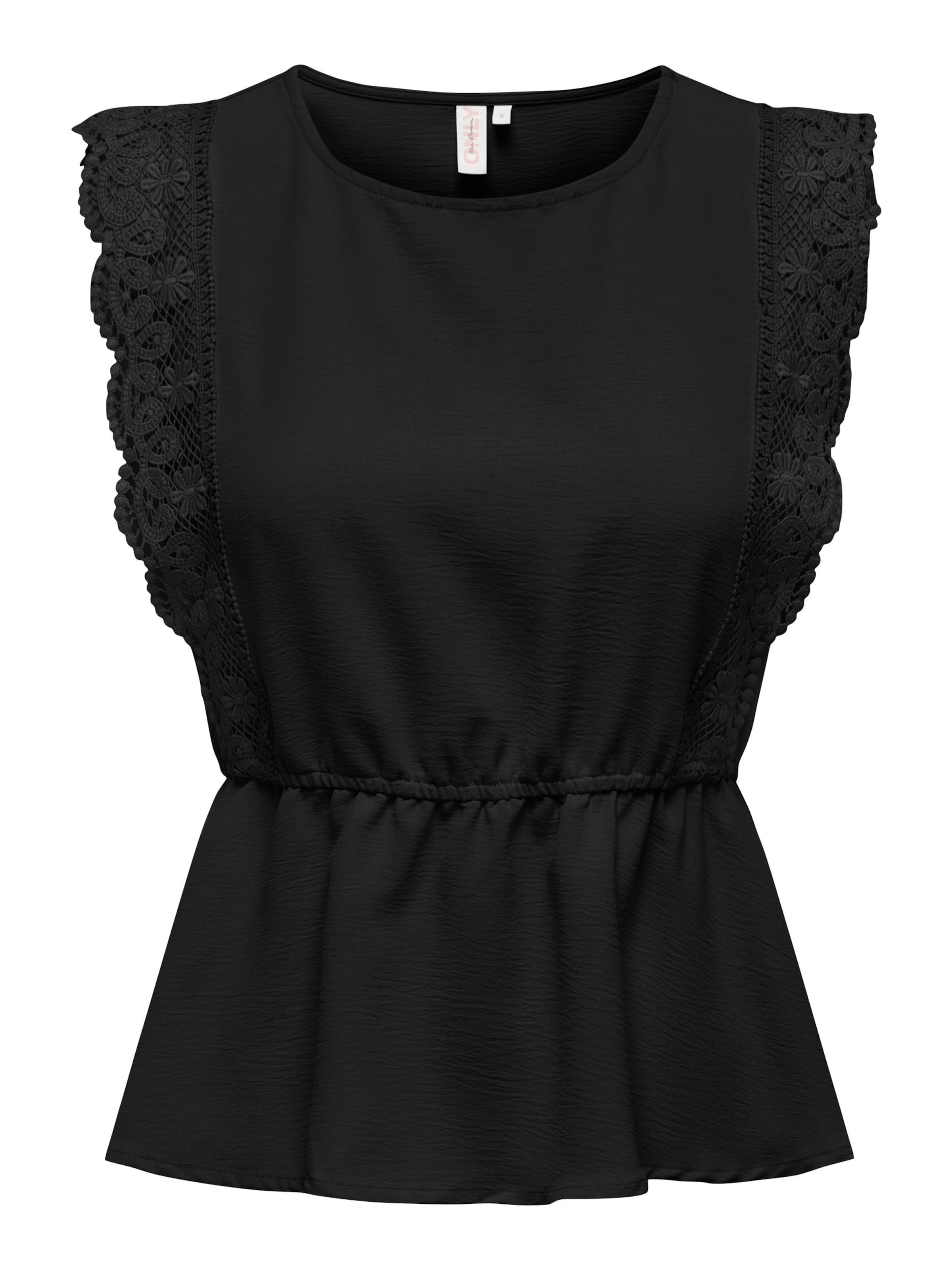 ONLY Футболка 'ONLMETTE' в Черный: спереди