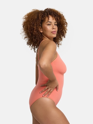 cfab Shapingbody 'Bodysuit Sculpting Shapewear mit Slip' in Oranje