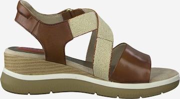 JANA Sandalen met riem in Beige