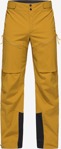 Haglöfs Outdoor Pants 'Touring Infinium' in Yellow: front