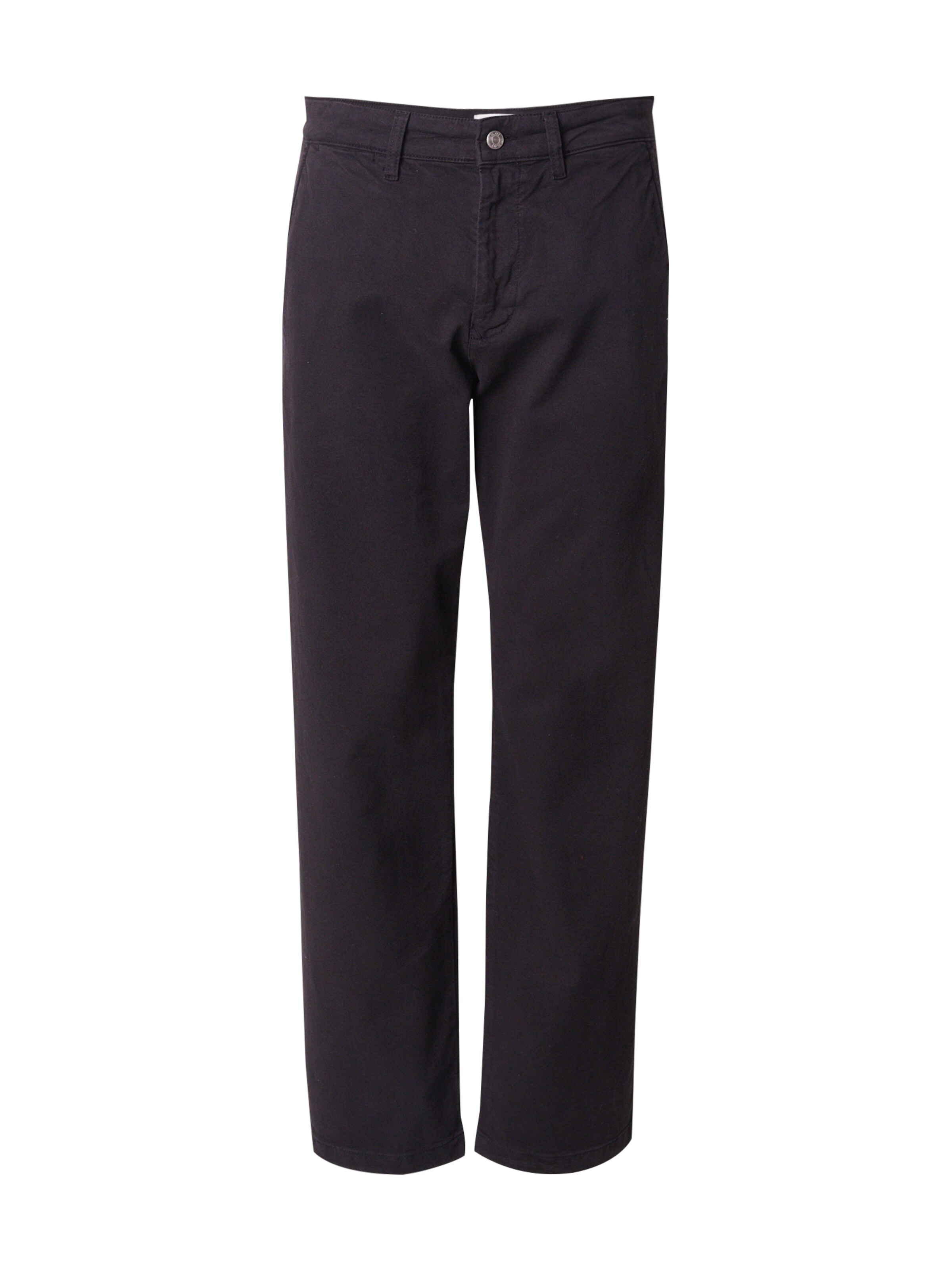 NN07 Normální Chino kalhoty &#x27;Aden&#x27; – černá: přední strana