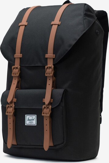 Rucsac 'Little America' Herschel pe maro / negru, Vizualizare produs