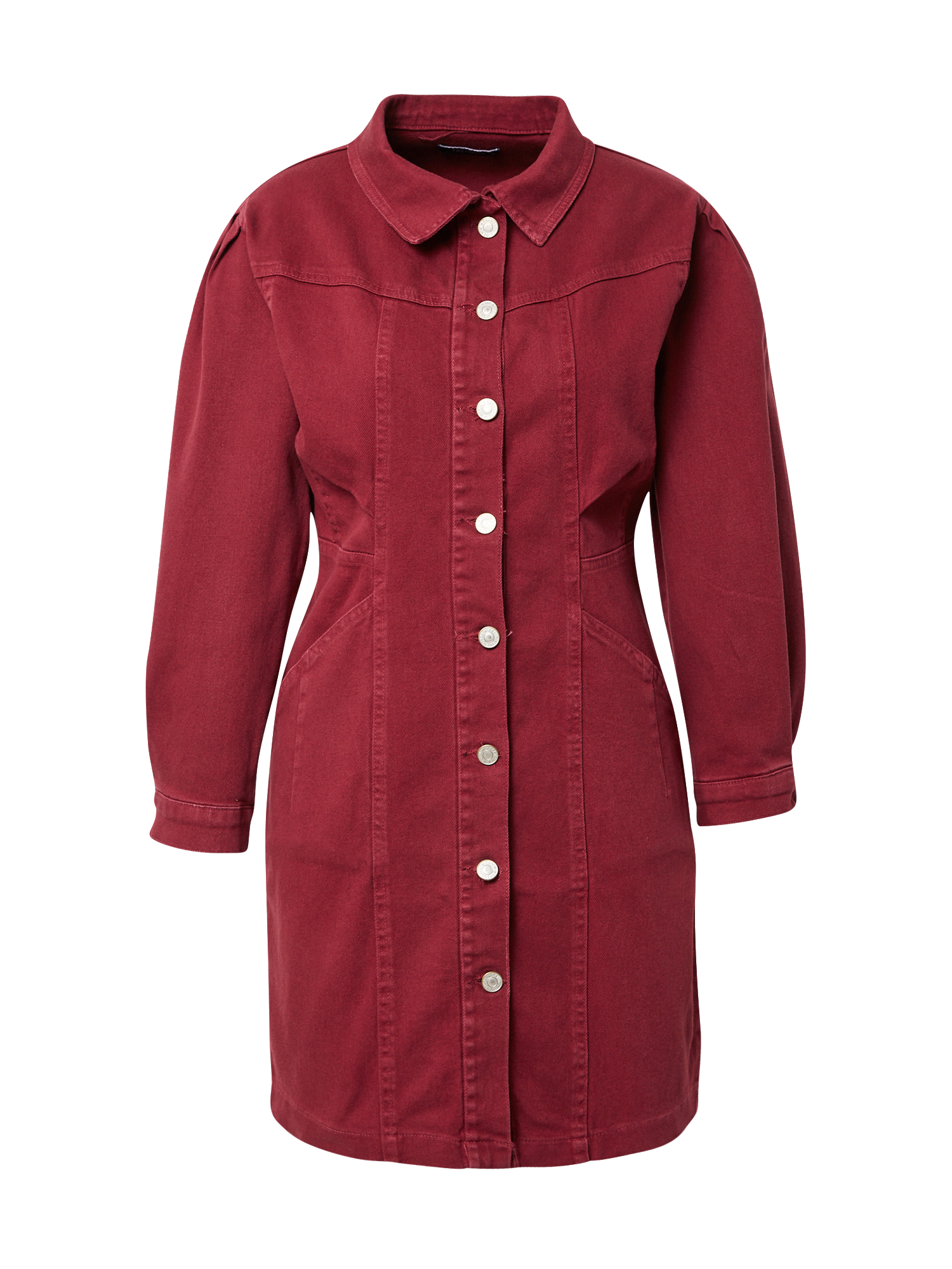 06htd Abiti Trendyol Abito camicia in Rosso Pastello 06htd Abiti Trendyol Abito camicia in Rosso Pastello
