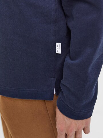 SELECTED HOMME Sweatshirt 'KEIRAN' in Blauw