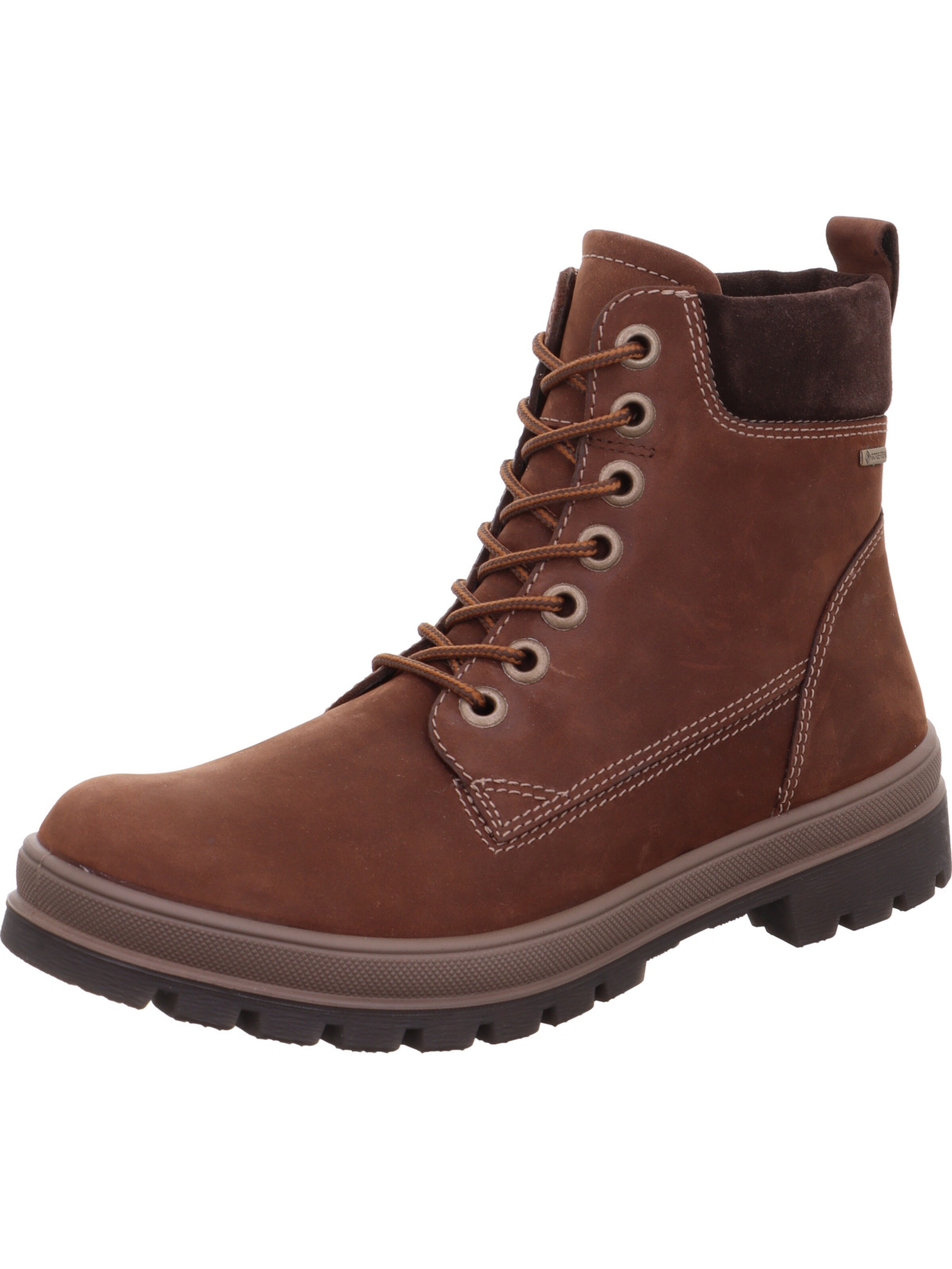 Legero Lace-Up Boots in Brown: front