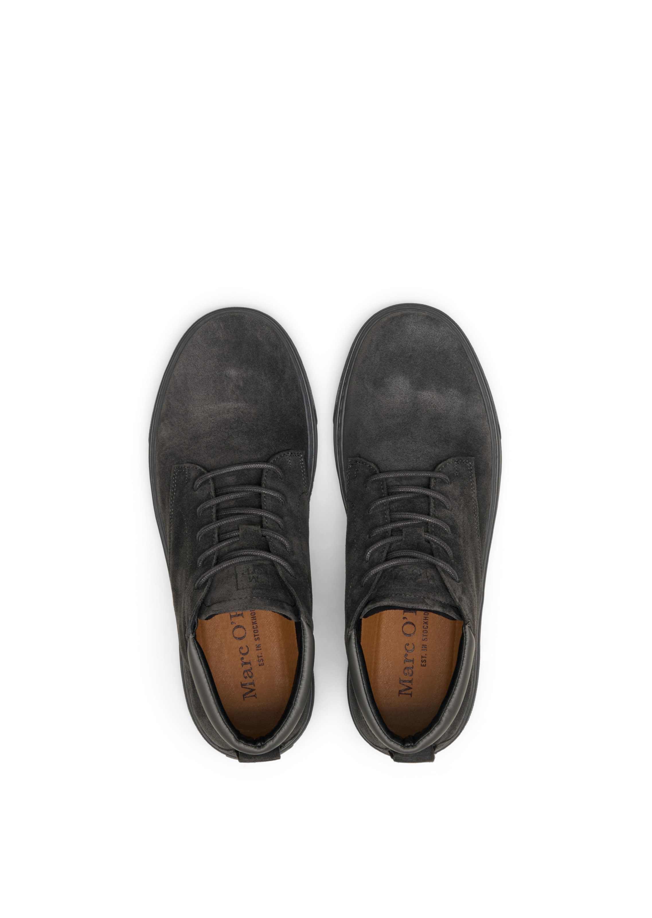 Marc O'Polo Schnürboots 'Malte' in Grau: oben