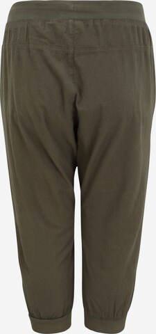 KAFFE CURVE Tapered Pants 'Nana' in Green